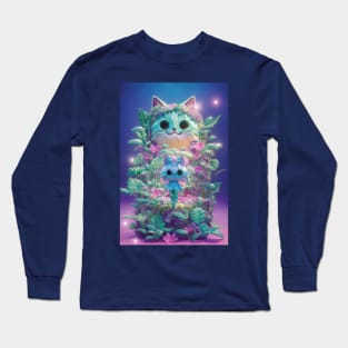 Adorable Cats Unleashed Long Sleeve T-Shirt